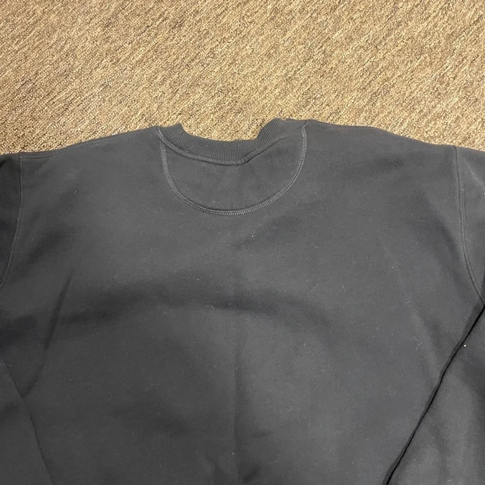 Eddie Bauer black men’s crewneck sweater size 2XL warm winter - Picture 9 of 9